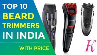 Top 10 Best Beard Trimmers in India with Price [upl. by Ammon977]