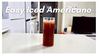 How To Make Korean Iced Americano with MAXIM COFFEE RECIPE [upl. by Arlyne]