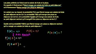 Calculer une probabilité conditionnelle [upl. by Hannavas872]