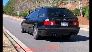 2003 BMW M5 E39 TouringWagon Launch and DriveBy Exhaust Nirvana [upl. by Nirad936]