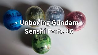 Unboxing Gundam Senshi Forte 16 and Darilbalde [upl. by Saoj]