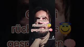 Sam Ghotbi rückwärts🧠😇 gesprochen rückwärtssprechen funny kreative comedy humor witzig fun [upl. by Tica545]