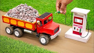 Diy diorama tractor making mini motor water pump science project drcreatorsnp [upl. by Kordula]