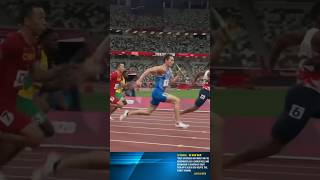 ITALY 4x100m INSANE COMEBACK TO WIN OLYMPIC GOLD IN TOKYO olympics 4x100m [upl. by Ajet]