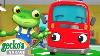 Fire Truck Fun  Geckos Garage   Cartoons For Kids  Toddler Fun Learning [upl. by Anig]