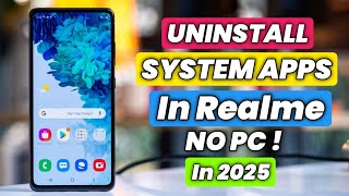 Remove BLOATWARE from ANY REALME PHONE Without Root Uninstall System Apps [upl. by Shaver]