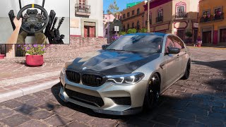 BMW M5 F90  Forza Horizon 5  MOZA R12 Gameplay [upl. by Nabe]