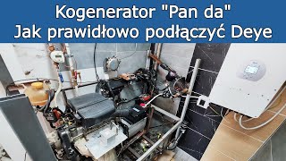 Kogenerator quotPan daquot Jak prawidłowo podłączyć Deye 12k [upl. by Marshal]