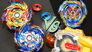 VALT VS ASAHI BROS  Brave Valkyrie VS Hyperion Burn amp Helios Volcano  Beyblade Burst Sparking [upl. by Goulden]