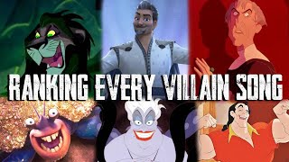 Ranking Every Disney Villain Song [upl. by Giliane]