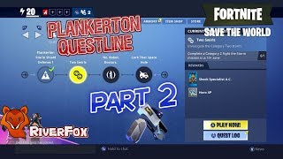 Fortnite Save The World STW  Plankerton part 2  Two Swirls [upl. by Legna]