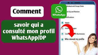 Comment voir qui a consulté votre statutprofil Whatsapp en secret [upl. by Nayt89]