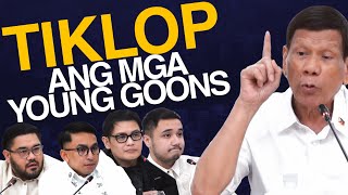 quotAKALA ko ba MATATAPANG tong mga toquot  Y0UNG G00NS NAWALAN ng YAGBOLS ng MAKAHARAP si PDU30 [upl. by Nirahs]