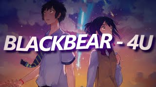 BLACKBEAR  4U Tipografia Em Português V20 Música A Intro Do Cachorro1337 [upl. by Airdnas]