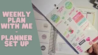 PLAN WITH ME  WEEKLY PLANNER SET UP  ERIN CONDREN HORIZONTAL LIFE PLANNER [upl. by Yenots]