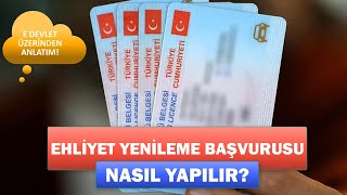 EHLİYET YENİLEME BAŞVURUSU NASIL YAPILIR E Devlet Üzerinden Ehliyet Randevusu Alma [upl. by Ain535]