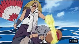 Kinkaku and Ginkaku VS Darui Samui and Atsui  Naruto [upl. by Inalan461]