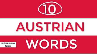 10 Austrian Words you should know before you VISIT AUSTRIA [upl. by Amorette]