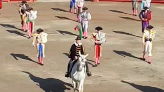 MANIZALES 2024  4ta corrida  Paseíllo de Talavante Emilio de Justo y Tomás Rufo  Sab 130124 [upl. by Anrim]