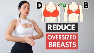 Effective workout to reduce breast sizes QUICK lose fat lift sagging firm up bustline [upl. by Avek]