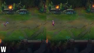 Street Demon Neeko vs Bewitching Neeko  Skin Comparison  League of Legends [upl. by Ettellocin879]