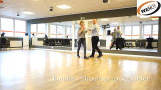 Rumba  Tanzkurs  Basic Part 2  Damensolo  Shoulder to Shoulder [upl. by Dewhirst]