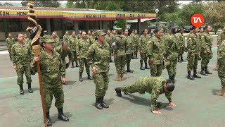 200 jóvenes mujeres ingresaron al servicio militar voluntario 2022 Teleamazonas [upl. by Noyk104]