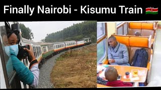 Finally Nairobi  Kisumu Passenger train 🚆 [upl. by Eniamret]