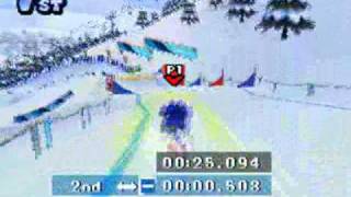 Mario amp Sonic at the Olympic Winter Games DS  Snowboard Cross [upl. by Eiramnwad741]