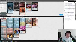 Izzet Control Mirror  MTGO Modern League [upl. by Ralfston802]