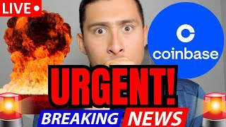 COINBASE WAS DOWN ZERO BALANCES🔴BITCOIN HISTORIC LIVE EXPLOSION [upl. by Cutcheon]