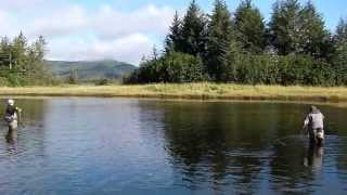 Fly Fishing Wogs Cordova Alaska [upl. by Nesto]