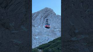 Hochalmbahn mit Alpspitze im Hintergrund Garmisch Partenkirchen alpen mountains [upl. by Peednas]