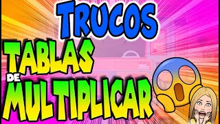 😱 CÓMO APRENDER las TABLAS DE MULTIPLICAR RÁPIDO y FÁCIL 💥  TRUCOS en las TABLAS DE MULTIPLICAR 💯 [upl. by Nidnarb690]