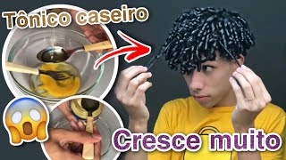 COMO FAZER PRO CABELO CRESCER MAIS RÁPIDO  tônico capilar caseiro [upl. by Stetson28]