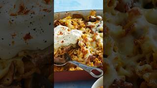 Easy beef stroganoff pasta bake  tastecomau [upl. by Betthezul307]