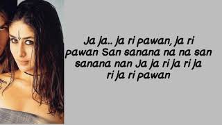 San Sanana Song Lyrics alkayagnik anumalik hemasardesai ashoka 2001 moviesong klyricsworld [upl. by Carolina153]