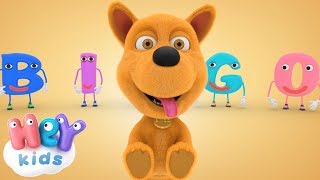 Bingo Song  The dog song for kids  HeyKids [upl. by Effy]