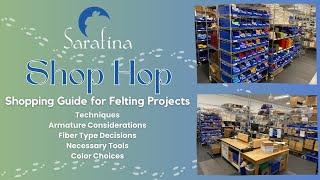 Sarafina ShopHop Shopping Guide for Felting Projects Episode 1  Centaur [upl. by Anirazc]