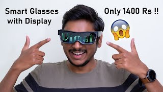 Smart Glasses with LED Display for only 1400 Rs  🔥😱 [upl. by Nottnerb]