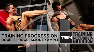 DOUBLE PROGRESSION EXAMPLE  TOTAL SPORTS NUTRITION TSN [upl. by Nirrep]