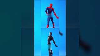 Fortnite TOBEY MAGUIRE VS ANDREW GARFIELD SpiderMan Doing Built in Emote Part 4 [upl. by Carthy]