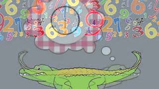 Number Eating Alligator Song [upl. by Sirovat]