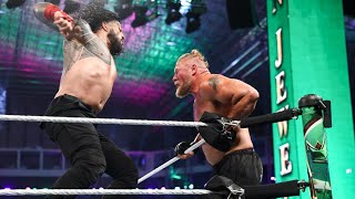 FULL MATCH  Roman Reigns vs Brock Lesnar – Universal Championship Match WWE Crown Jewel 2021 [upl. by Huan]