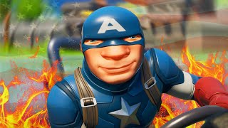 FORTNITE CAPTAIN AMERICA MEMES [upl. by Cortney]