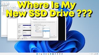 Windows 11  Setup New SSD  HDD Drive  How To Install New SSD [upl. by Tak]