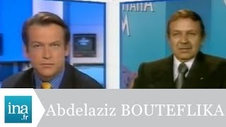 Abdelaziz Bouteflika quotJai lintention daller devant le peuple algérienquot  Archive INA [upl. by Yolanthe]