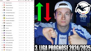 3 Liga Prognose 202425 🔴  Wer sind die Aufsteiger amp wer die Absteiger [upl. by Ylim]