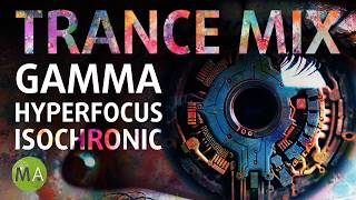 Trance Gamma Hyperfocus Isochronic Tones Intense Focus amp Energy [upl. by Aisila]