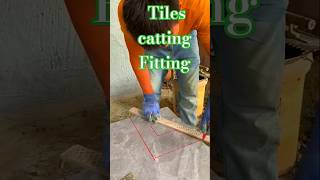 Tiles catting to fittings design tileideas foryou tiles floortiles shortvideos shortsviral [upl. by Glynas]